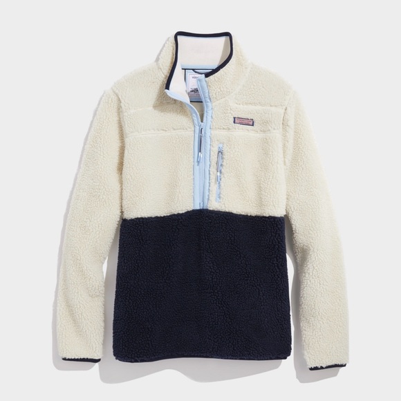Vineyard Vines | NWT | Color Block Super Shep 1/4 Zip | XS (runs large) - Picture 1 of 9